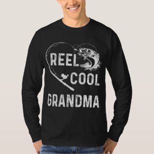Cooles Oma Retro Fischen für Mütter T-Shirt