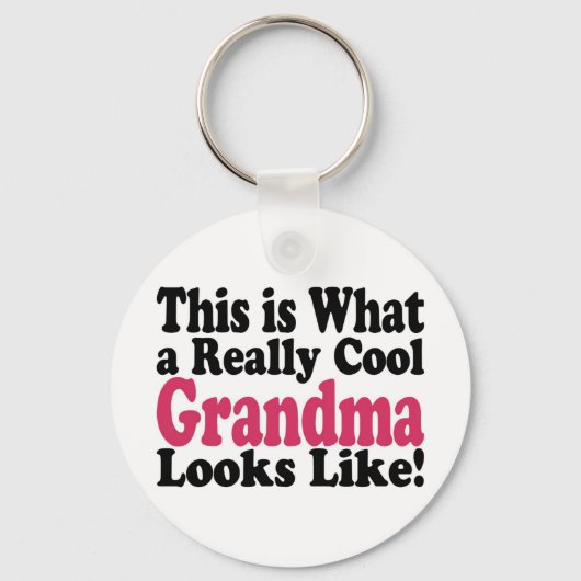 Cooles Oma Schlüsselanhänger (Vorderseite)