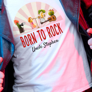 Cooles Onkel Geschenk - Geboren zu Rock Fun Veggie T-Shirt