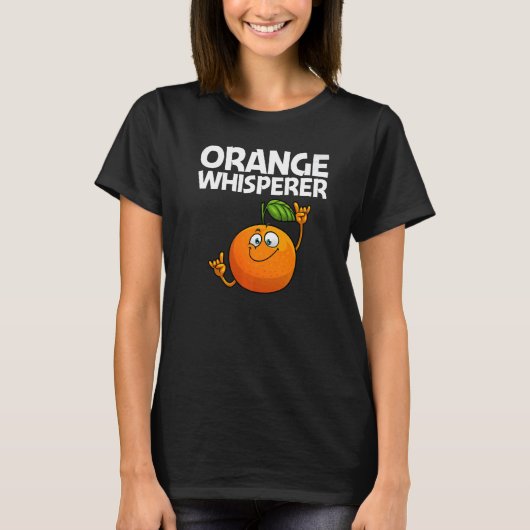 Cooles Orange für Männer Tropische Fruchtsorten T-Shirt (Vorderseite)