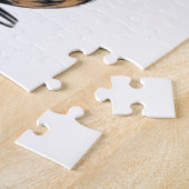 Cooles Orangenkatzenjamming auf der Gitarre Puzzle (Seite)