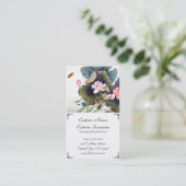 Cooles orientalisches chinesisches schönes visitenkarte (Stehend Vorderseite)