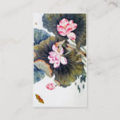 Cooles orientalisches chinesisches schönes visitenkarte (Rückseite)