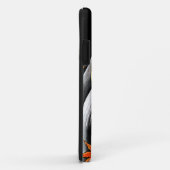 Cooles orientalisches japanisches Goldglückliche Case-Mate iPhone Hülle (Hinten/Rechts)