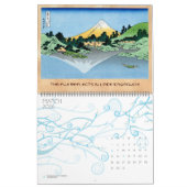 Cooles orientalisches japanisches Hokusai Fuji Aus Kalender (Mär 2026)