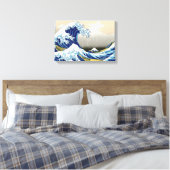 Cooles orientalisches japanisches Hokusai Fuji Aus Leinwanddruck (Insitu (Schlafzimmer))