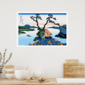 Cooles orientalisches japanisches Hokusai Fuji Aus Poster (Küche)