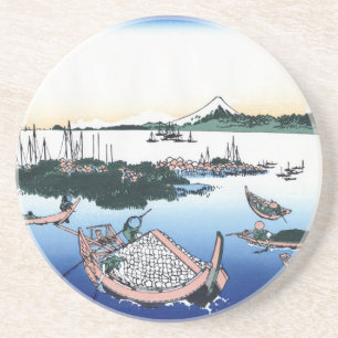Cooles orientalisches japanisches Hokusai Fuji Aus Sandstein Untersetzer
