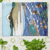 Cooles orientalisches japanisches Hokusai Fuji Lan Handtuch (Gefaltet)