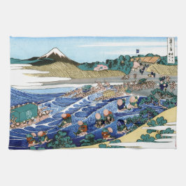 Cooles orientalisches japanisches Hokusai Fuji Lan Handtuch