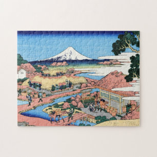 Cooles orientalisches japanisches Hokusai Fuji Lan Puzzle