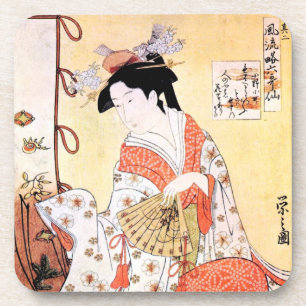 Cooles orientalisches japanisches Klassiker geisha Untersetzer