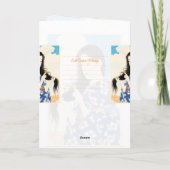 Cooles orientalisches japanisches klassisches geis karte (Rückseite)