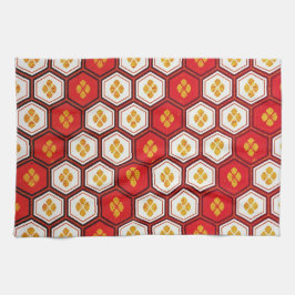 Cooles orientalisches japanisches Pentagon Handtuch