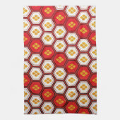 Cooles orientalisches japanisches Pentagon Handtuch (Vertikal)