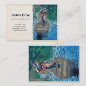 Cooles orientalisches japanisches visitenkarte (Vorne/Hinten)