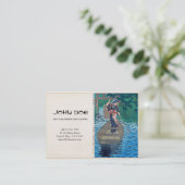 Cooles orientalisches japanisches visitenkarte (Stehend Vorderseite)