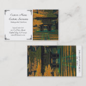 Cooles orientalisches japanisches visitenkarte (Vorne/Hinten)