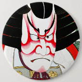 Cooles orientalisches Tätowierung Button (Vorderseite)