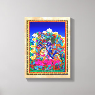 Cooles orientalisches Thangka-Tattoo Palden Lhamo Leinwanddruck