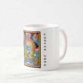 Cooles orientalisches tibetanisches thangka kaffeetasse (VorderseiteRechts)