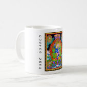 Cooles orientalisches tibetanisches thangka kaffeetasse (Vorderseite Links)