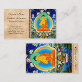 Cooles orientalisches tibetanisches thangka visitenkarte (Vorne/Hinten)