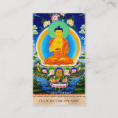 Cooles orientalisches tibetanisches thangka visitenkarte (Rückseite)