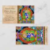 Cooles orientalisches tibetanisches thangka visitenkarte (Vorne/Hinten)
