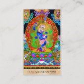Cooles orientalisches tibetanisches thangka visitenkarte (Rückseite)