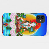 Cooles orientalisches tibetanisches thangka weiße Case-Mate iPhone hülle (Rückseite (Horizontal))