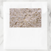 Cooles OSB-Konstruktionsschild Rechteckiger Aufkleber (Tasche)