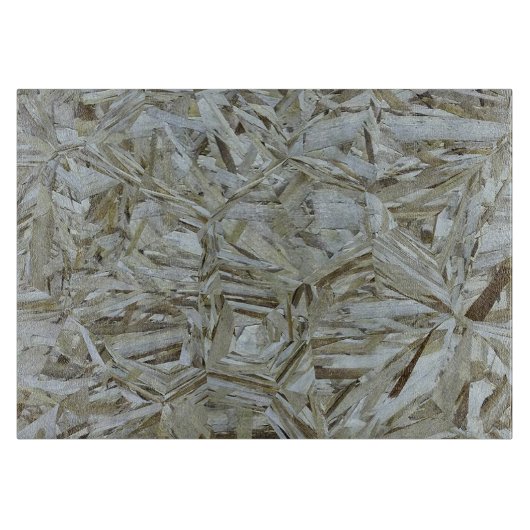 Cooles OSB-Sperrholz Schneidebrett (Vorderseite)