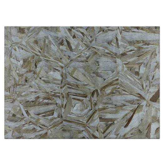 Cooles OSB Sperrholz Schneidebrett (Vorderseite)