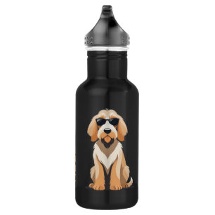 Cooles Otterhound mit Sunnien Edelstahlflasche