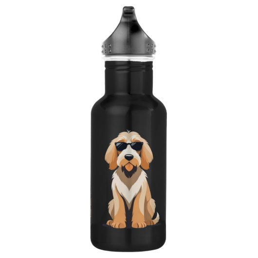 Cooles Otterhound mit Sunnien Edelstahlflasche (Rechts)