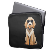 Cooles Otterhound mit Sunnien Laptopschutzhülle (Vorderseite Links)