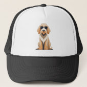 Cooles Otterhound mit Sunnien Truckerkappe (Vorderseite)