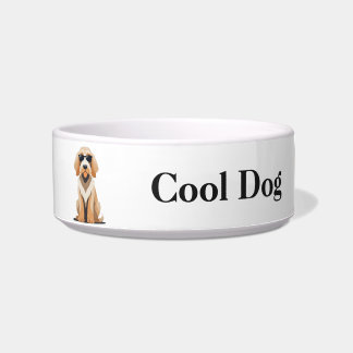 Cooles Otterhound mit Sunnies Pet Bowl Napf