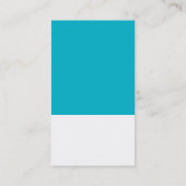 COOLES PAINT CHIP Armprägung blau Visitenkarte (Rückseite)