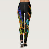 Cooles Paint Splotch Design Leggings (Rückseite)