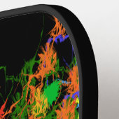 Cooles Paint Splotch Design Pickleball Schläger (Linke Seite)