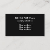 Cooles Painting Visitenkarte (Rückseite)