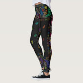Cooles Paisley-Muster Leggings (Links)