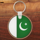 Cooles pakistanisches Flaggen-Siegel Schlüsselanhänger (Vorderseite)
