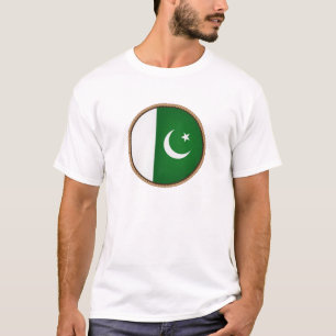 Cooles pakistanisches Flaggen-Siegel T-Shirt