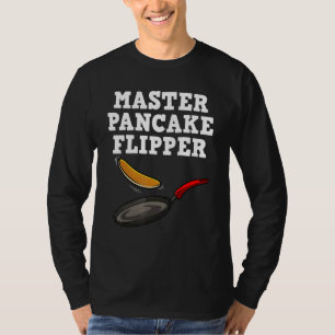 Cooles Pancake für Männer Meisterschafts-Flipper T-Shirt