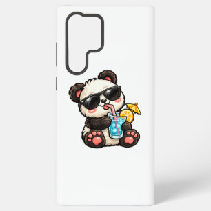 Cooles Panda-Getränk Samsung Galaxy Hülle