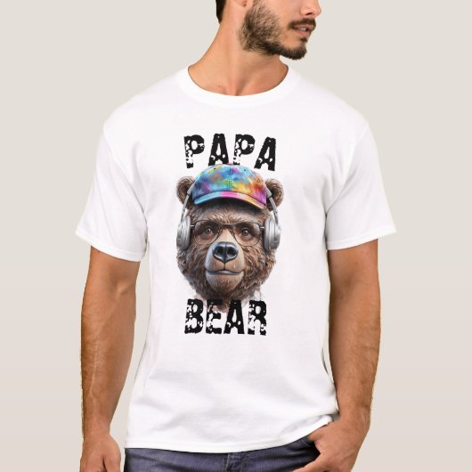 Cooles Papa Bear Shirt - Krasser Vater Geschenk T- (Vorderseite)