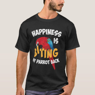 Cooles Papageiendesign für Männer Frauen Tropische T-Shirt